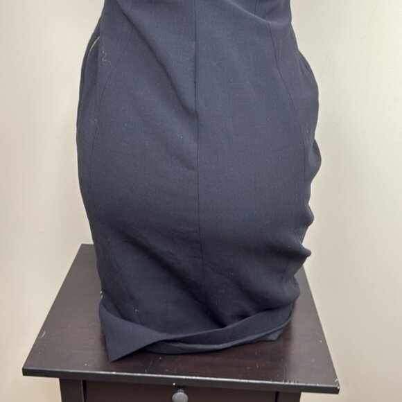 ANTONIO BERARDI Black Sleeveless Dress made in Italy 44 us 8 - Picture 7 of 14